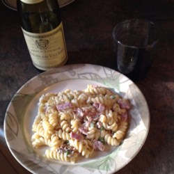 Quick and Creamy Pasta Carbonara Recipe - Allrecipes.com