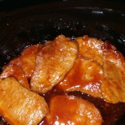 Easy Slow Cooker Sweet and Sour Pork Chops