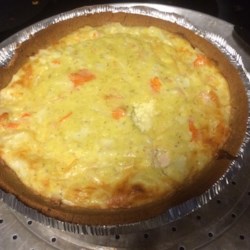 Swiss and Crab Quiche