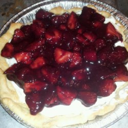 Strawberry Cream Pie To Die For