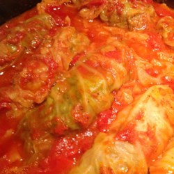 What is a basic stuffed cabbage recipe?