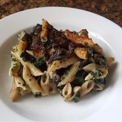 Portobello Penne Pasta Casserole Recipe - Allrecipes.com