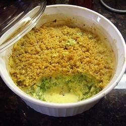What is a recipe for broccoli casserole?