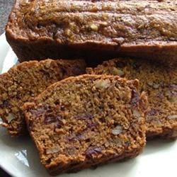 Date Nut Loaf Cake