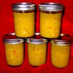 Where can you find some good hot pepper mustard recipes?