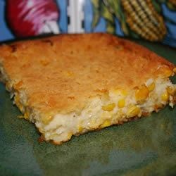 What are some recipes for creamy corn pudding?