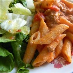 Fast Creamy Tomato Penne