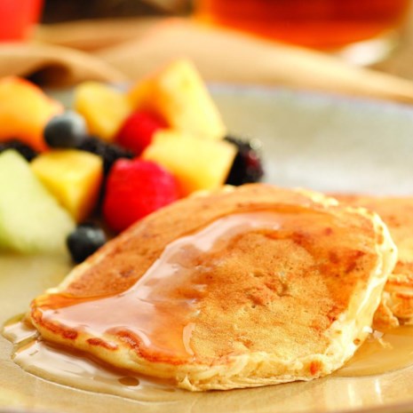 breakfast recipes cider syrup pancakes bacon apple healthy slideshow blueberry eatingwell