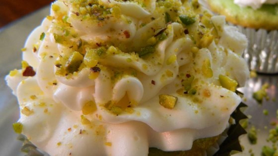 Real Pistachio Cupcakes