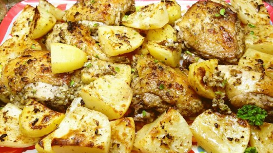 Greek Lemon Chicken And Potatoes Recipe Allrecipes