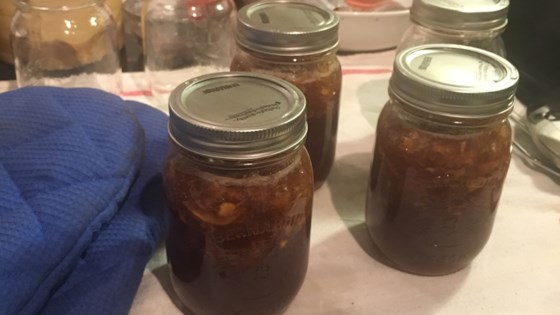 Grandma s Spiced Peach Preserves Recipe Allrecipes com