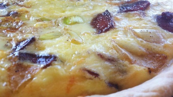 What is an easy recipe for quiche lorraine?