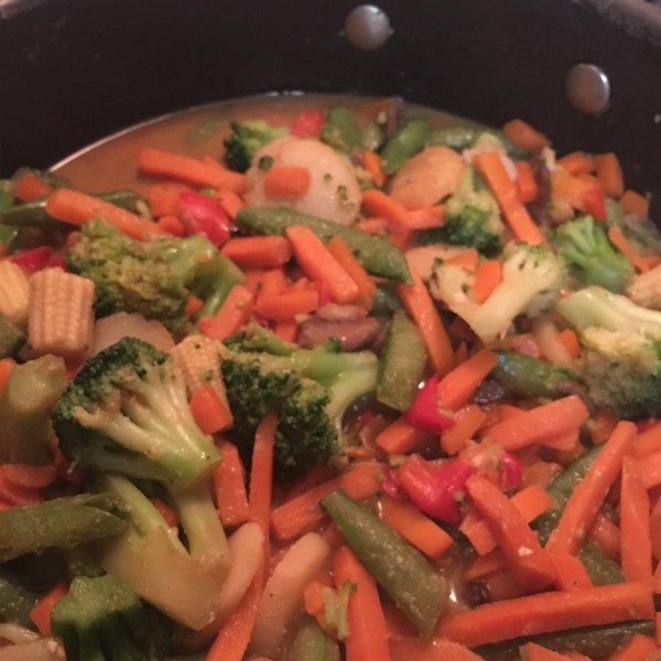 easy chicken stir fry recipe with frozen vegetables