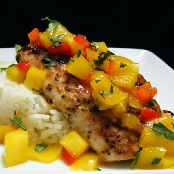 halibut recipes baked Photos Salsa with and Rice Mahi Mahi Coconut Mango