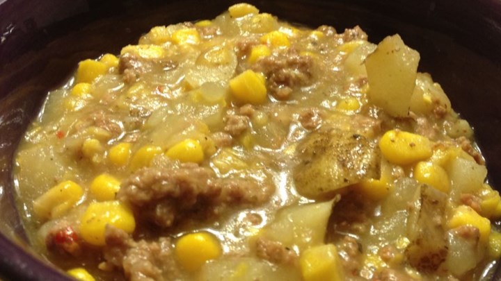 Hamburger Corn Soup Recipe