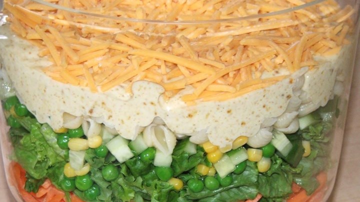Spicy English Seven-Layer Salad Recipe - Allrecipes.com