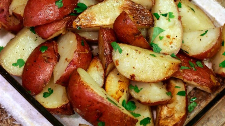 Oven Baked Parsley Red Potatoes Recipe