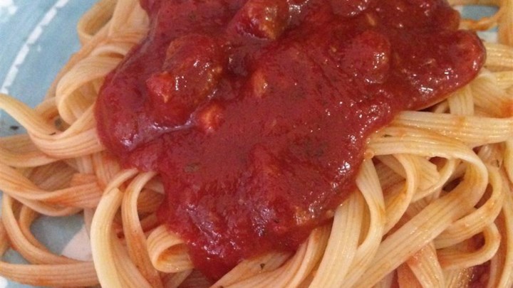 Seven Ingredient Tomato Sauce Recipe