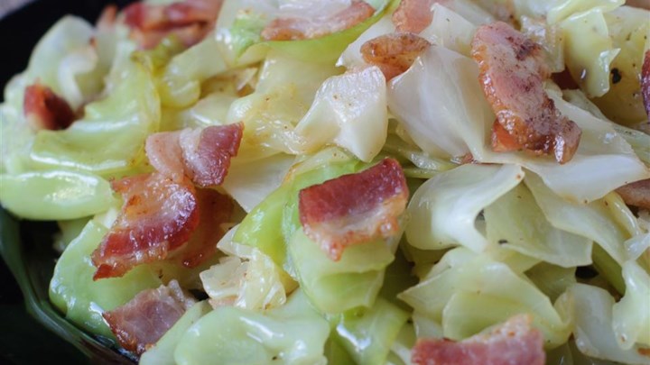 Fried Irish Cabbage With Bacon Recipe Allrecipes Com