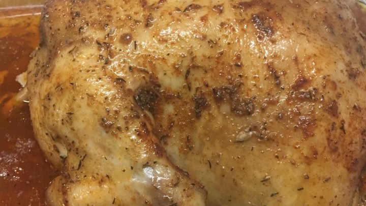 Roast Sticky Chicken-Rotisserie Style Recipe