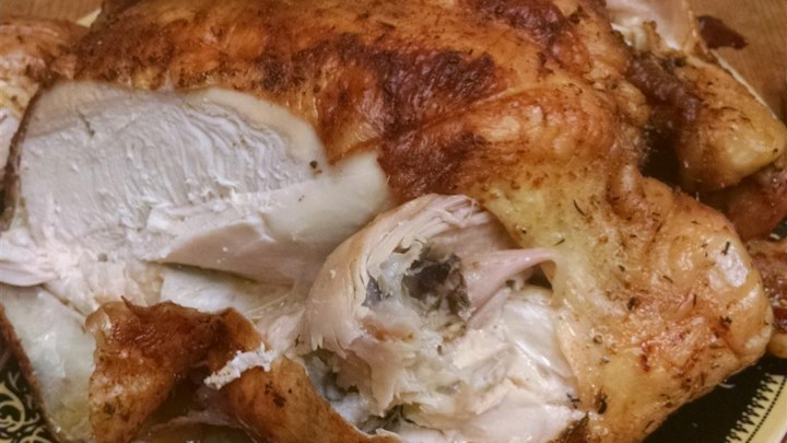 Roast Sticky Chicken-Rotisserie Style Recipe
