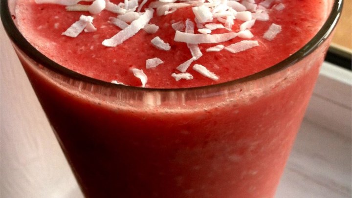 Strawberry Orange Coconut Smoothie