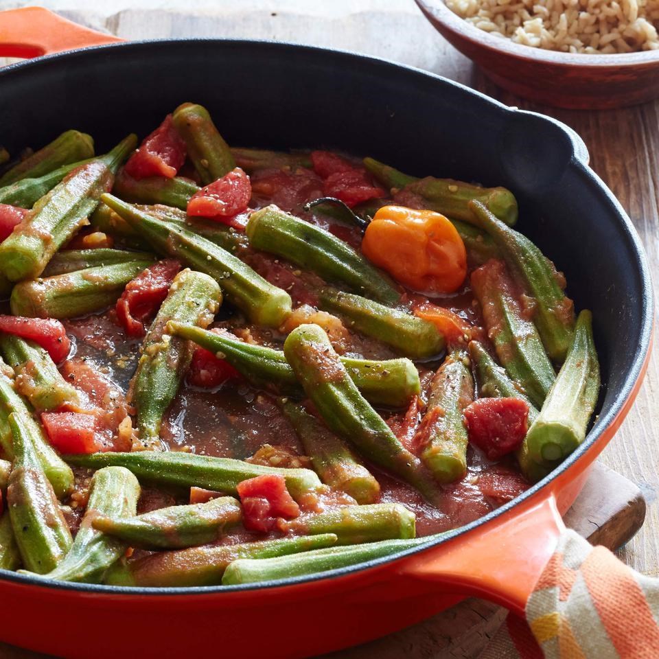 vegetarian stewed okra and tomatoes