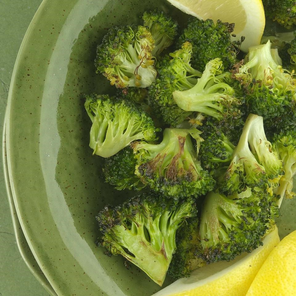 Roasted Broccoli With Lemon Recipe Eatingwell