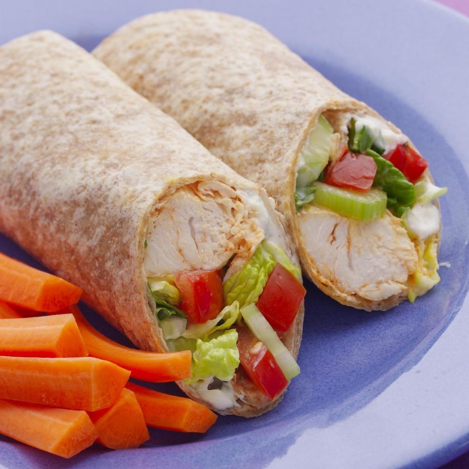 Buffalo Chicken Wrap Recipe Eatingwell 