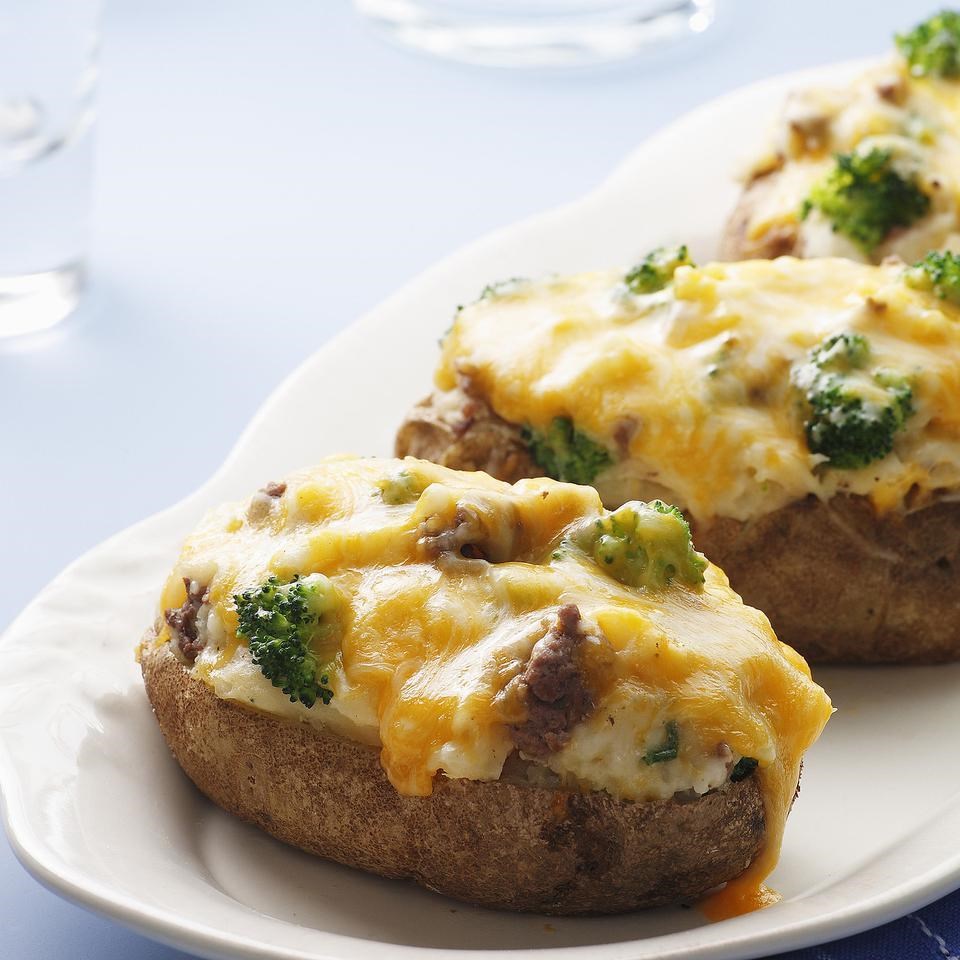 Loaded TwiceBaked Potatoes Recipe EatingWell