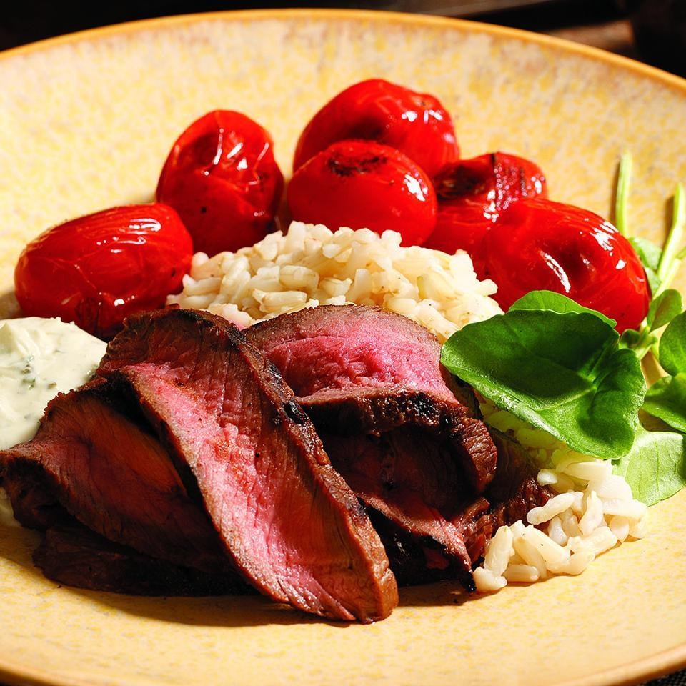 Grilled Steaks Balsamico Recipe - EatingWell