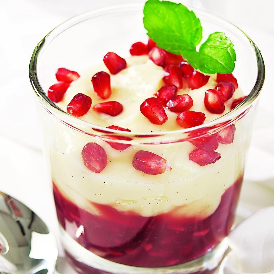 VanillaPomegranate Parfaits Recipe EatingWell