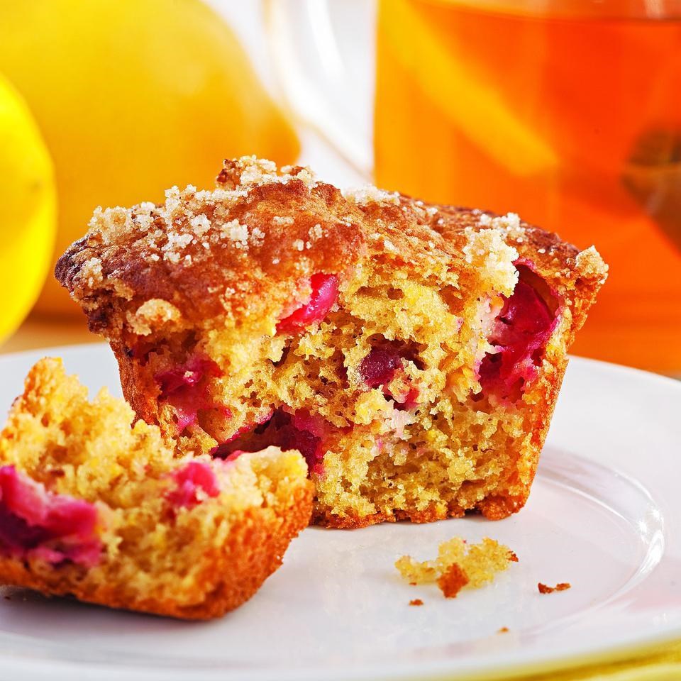 Lemon-Cranberry Muffins Recipe - EatingWell