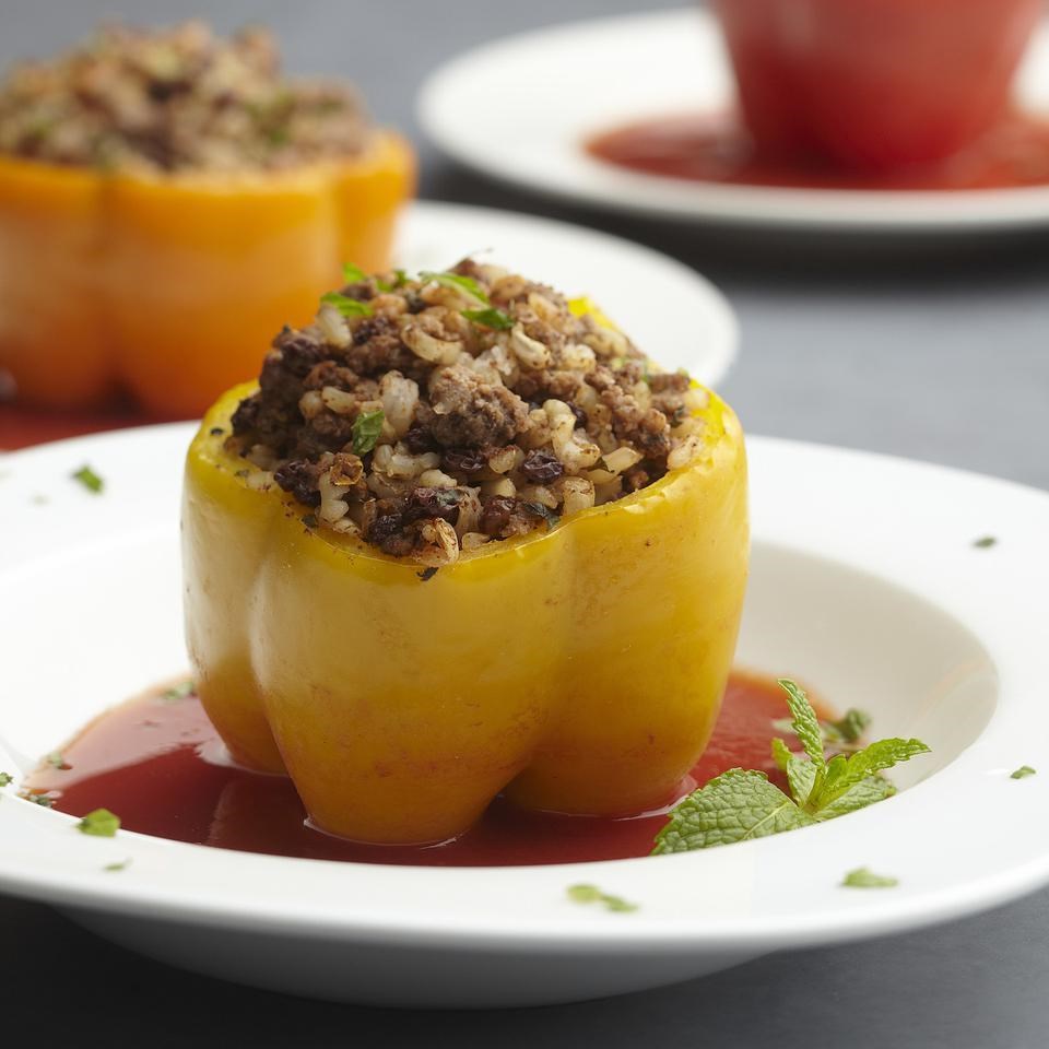 Moroccan-Style Stuffed Peppers