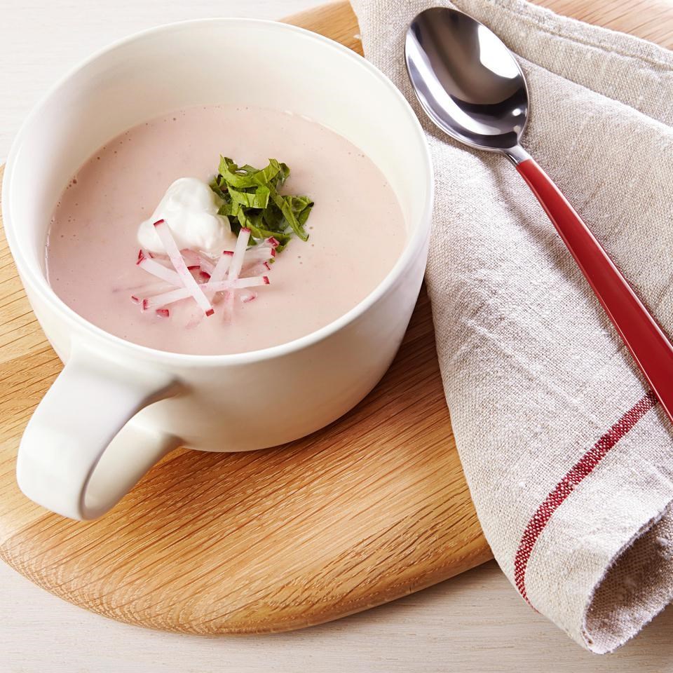 Creamy Radish Soup Recipe