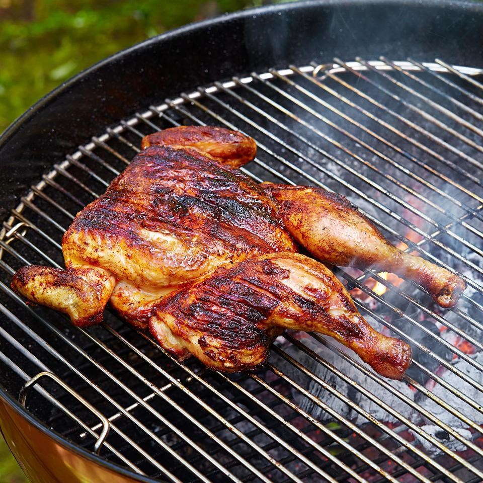 Spatchcocked Chicken With Sweet Spicy BBQ Rub Recipe EatingWell