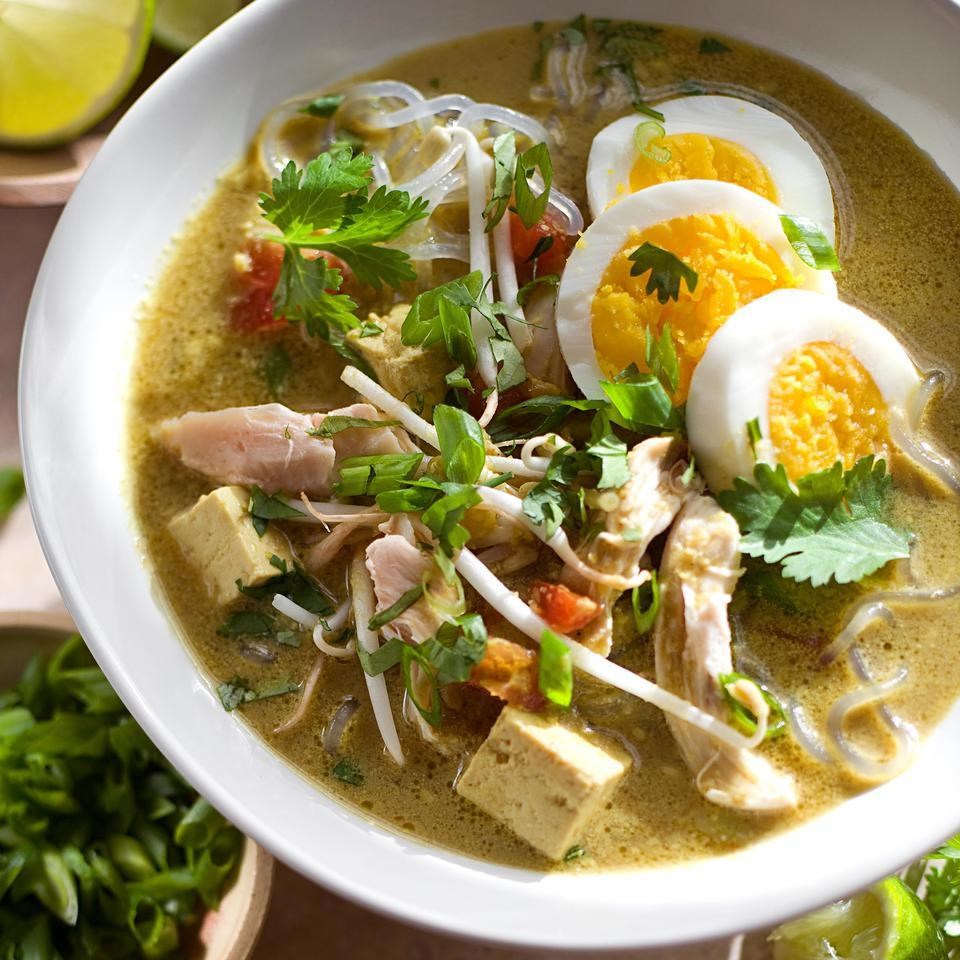 SingaporeStyle Chicken & Noodle Soup Recipe EatingWell