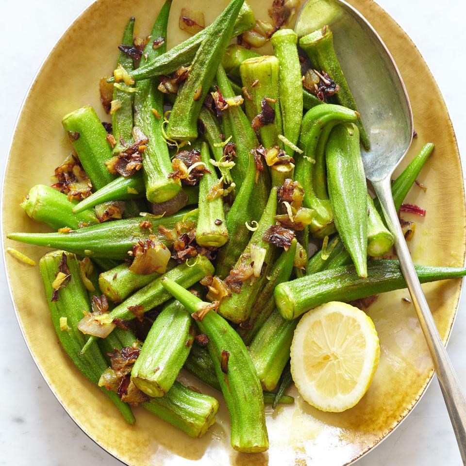 Indian-Style Sauteed Okra Recipe - EatingWell