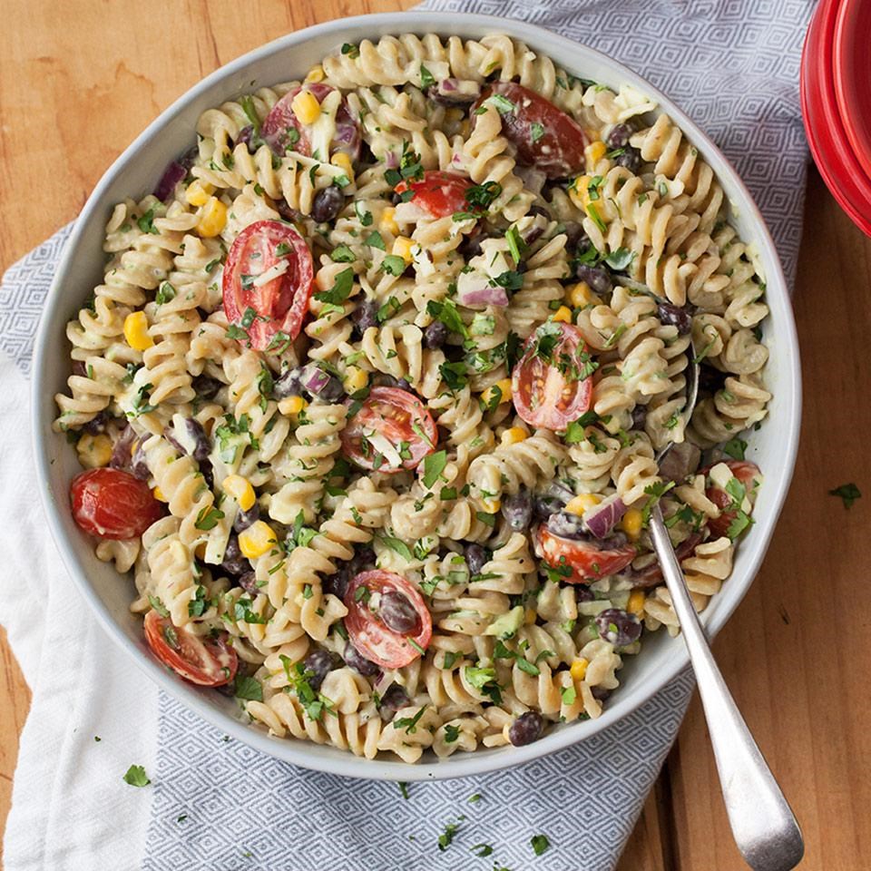 Mexican Pasta Salad with Creamy Avocado Dressing Recipe - EatingWell