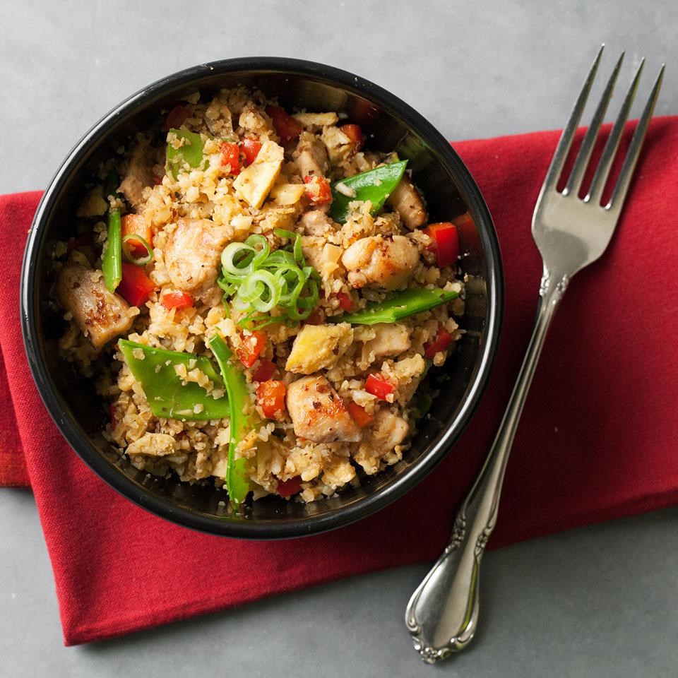 Cauliflower Chicken Fried "Rice" Recipe EatingWell