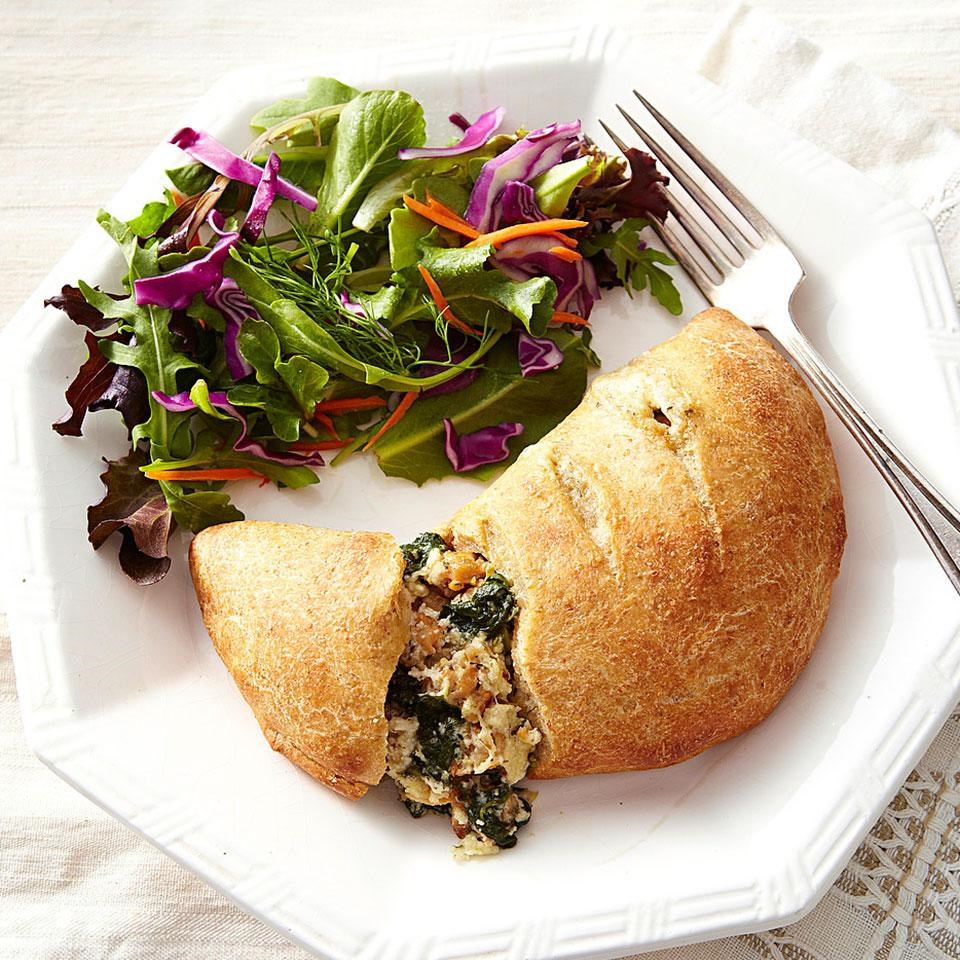 Chicken Sausage Calzone Recipe - EatingWell