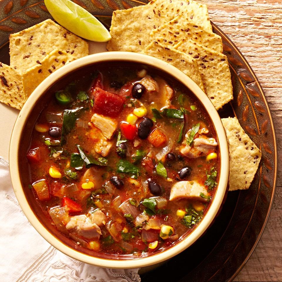 Southwestern Vegetable & Chicken Soup Recipe EatingWell