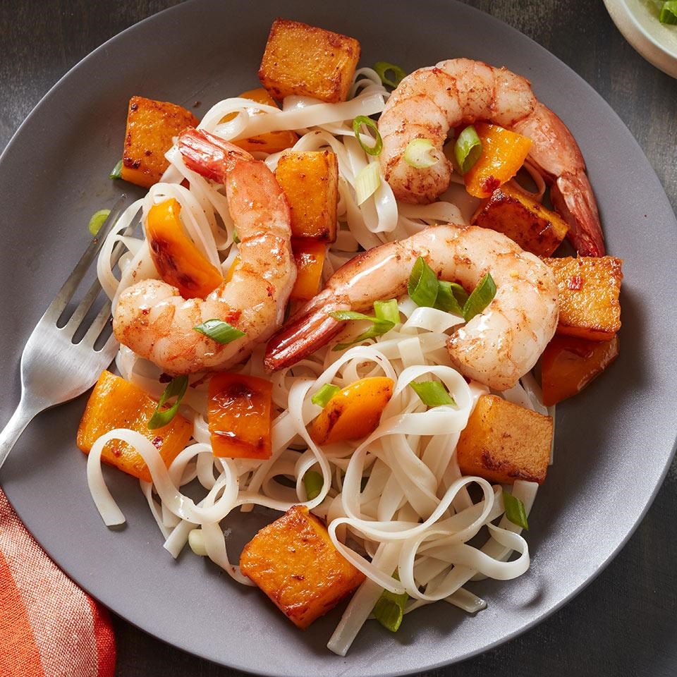 rice-noodles-with-butternut-squash-five-spice-shrimp-recipe-eatingwell