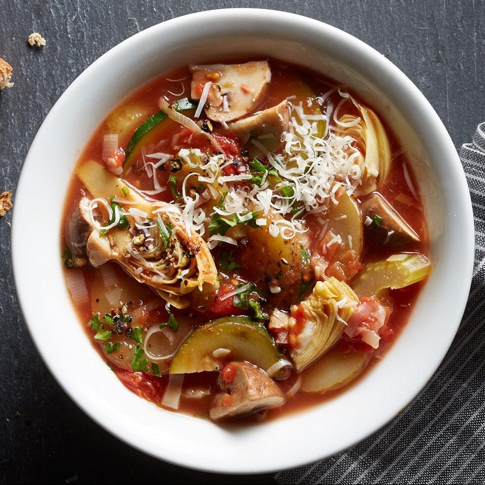 Baked Vegetable Soup