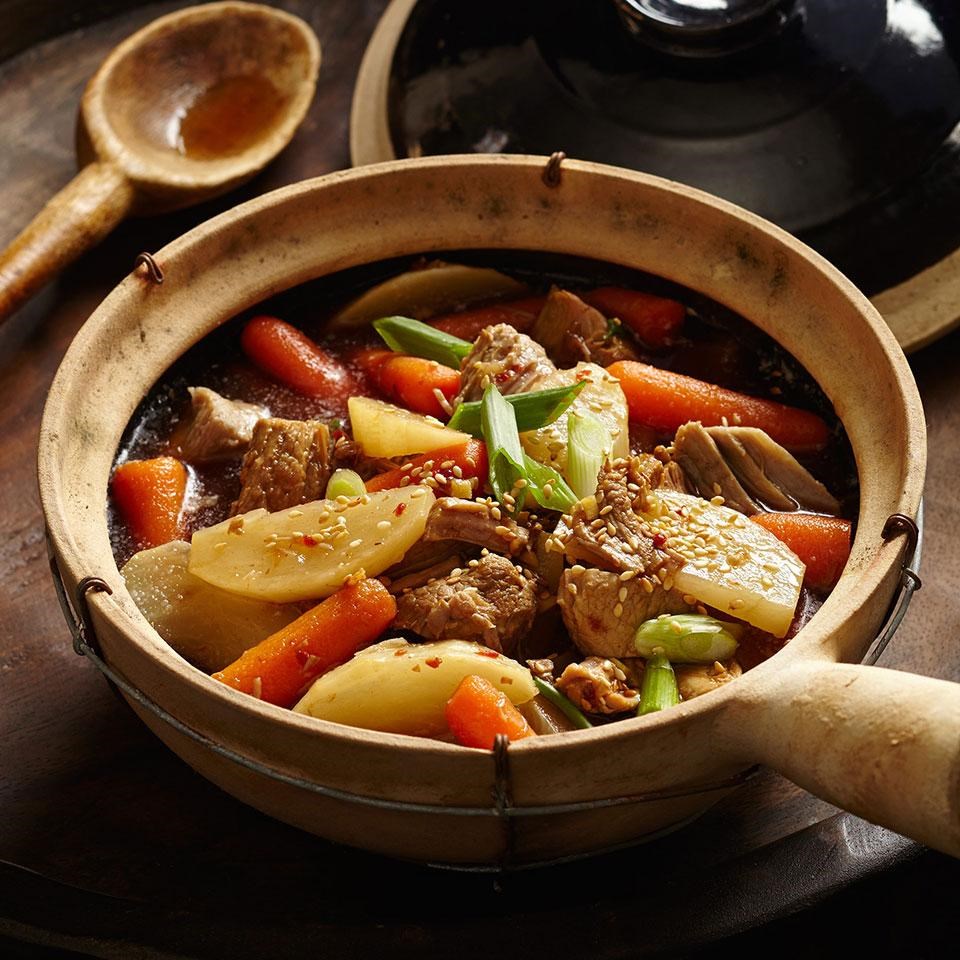 Chinese Pork & Vegetable Hot Pot Recipe EatingWell