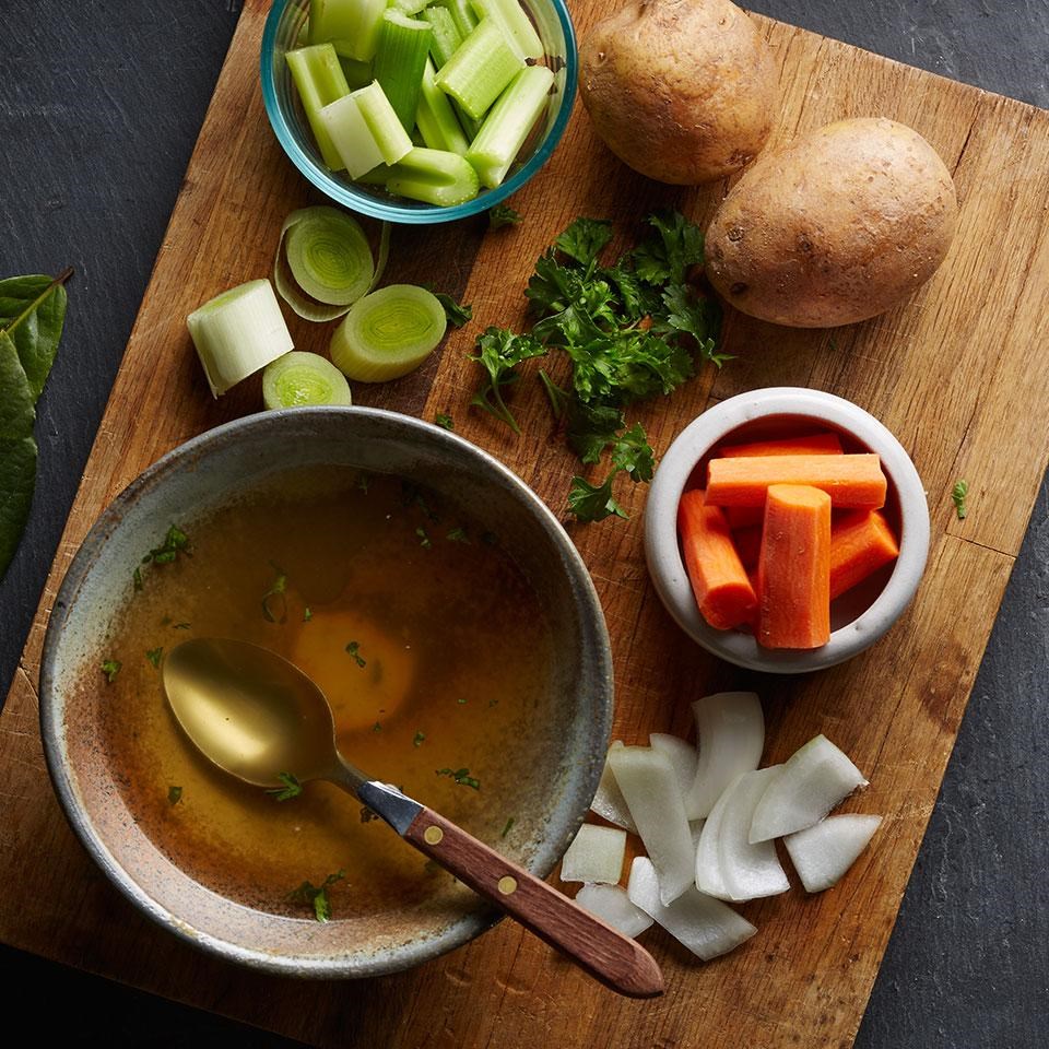 SuperSimple Vegetable Broth Recipe EatingWell