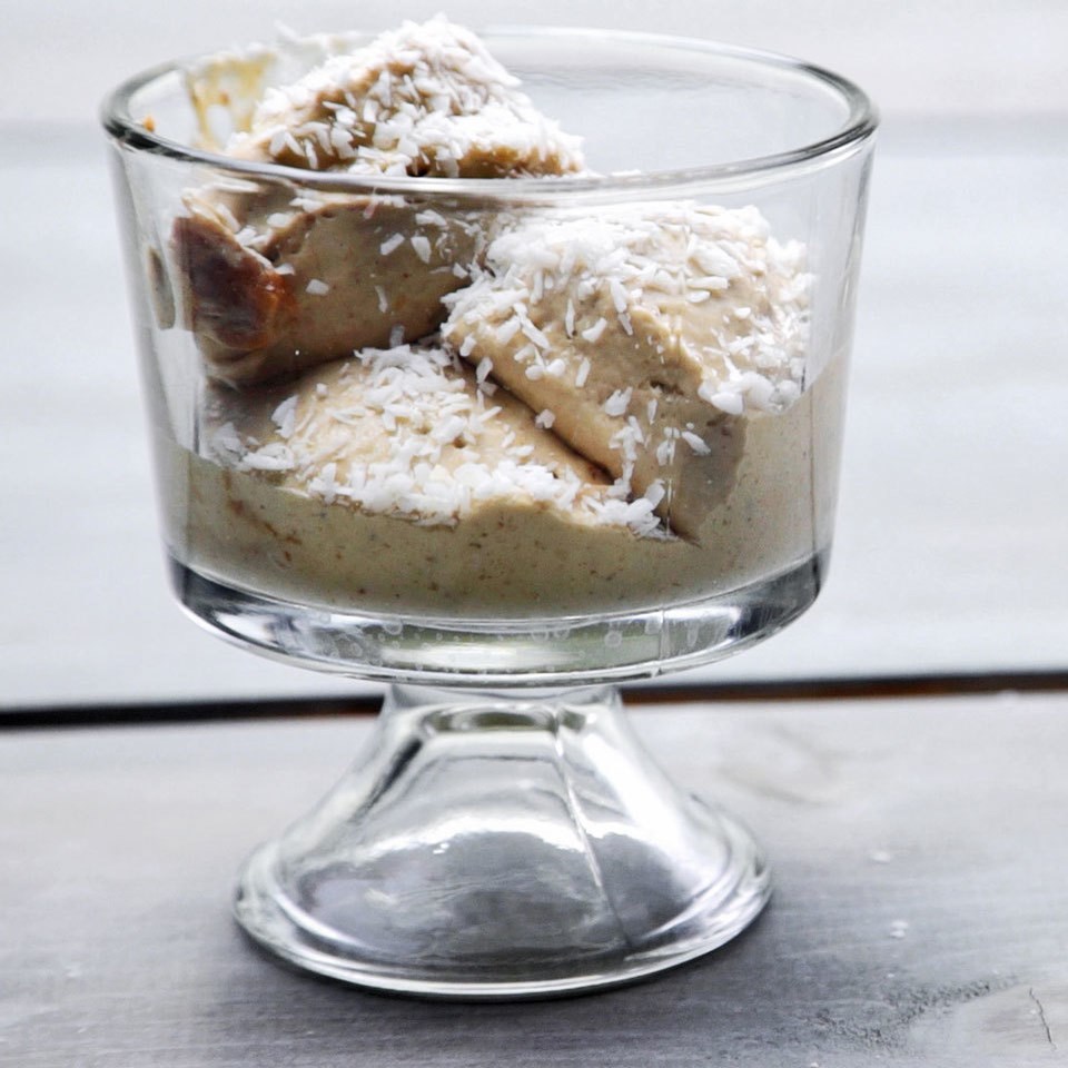 2 Ingredient Peanut Butter Banana Ice Cream Recipe Eatingwell 