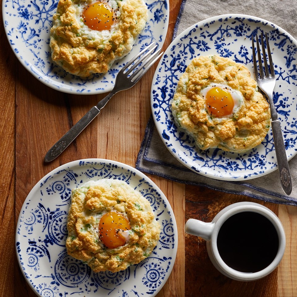 Parmesan Cloud Eggs Recipe EatingWell