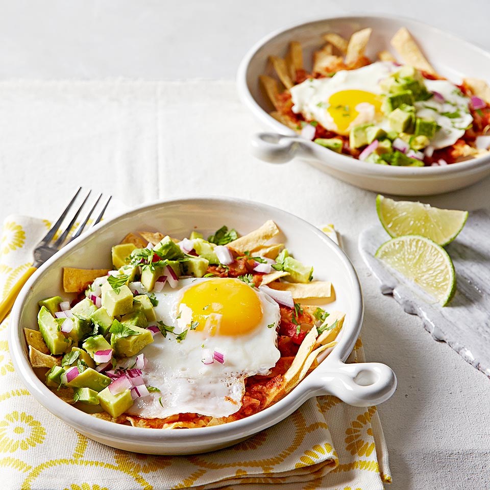 Avocado Egg Chilaquiles Recipe - EatingWell