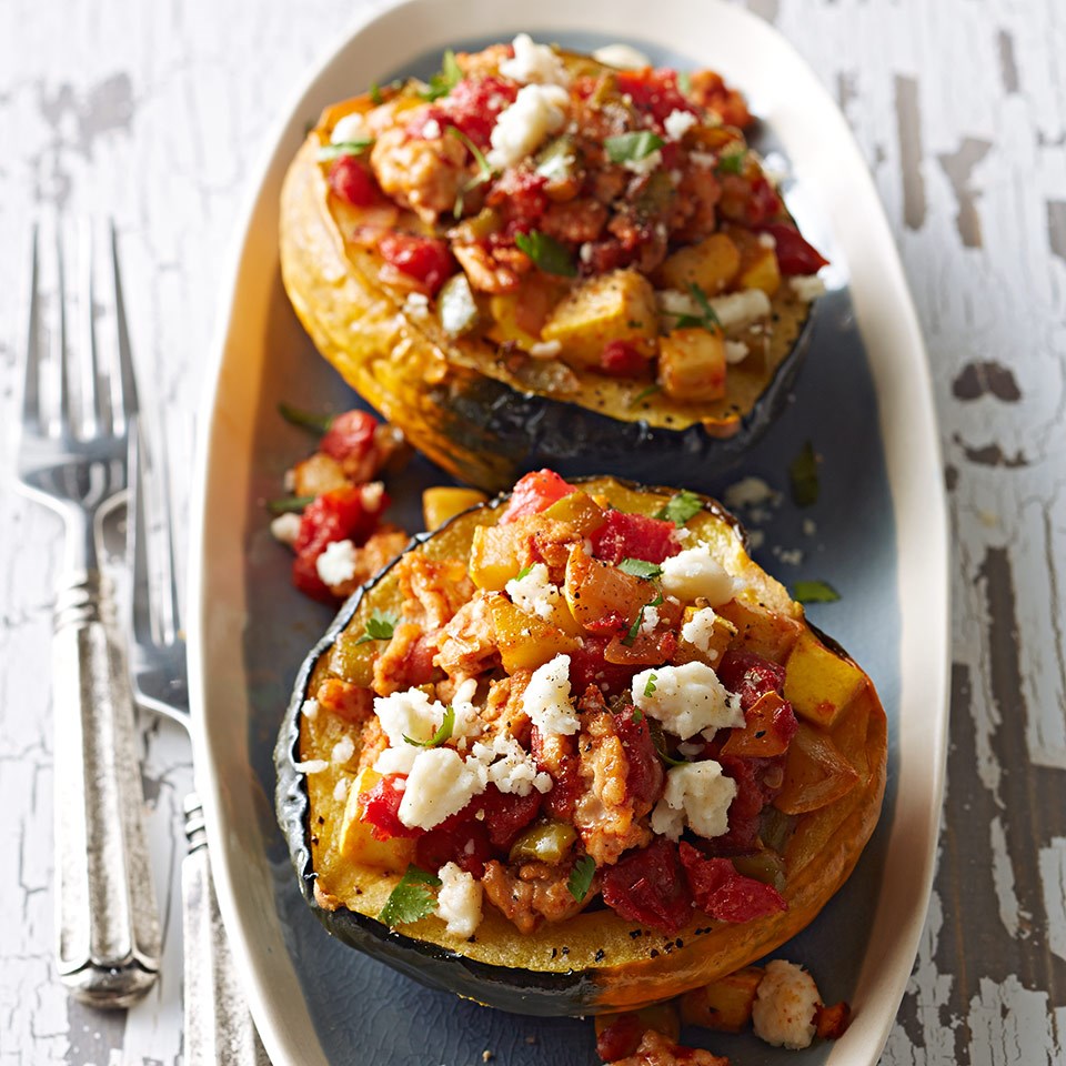 stuffed acorn squash